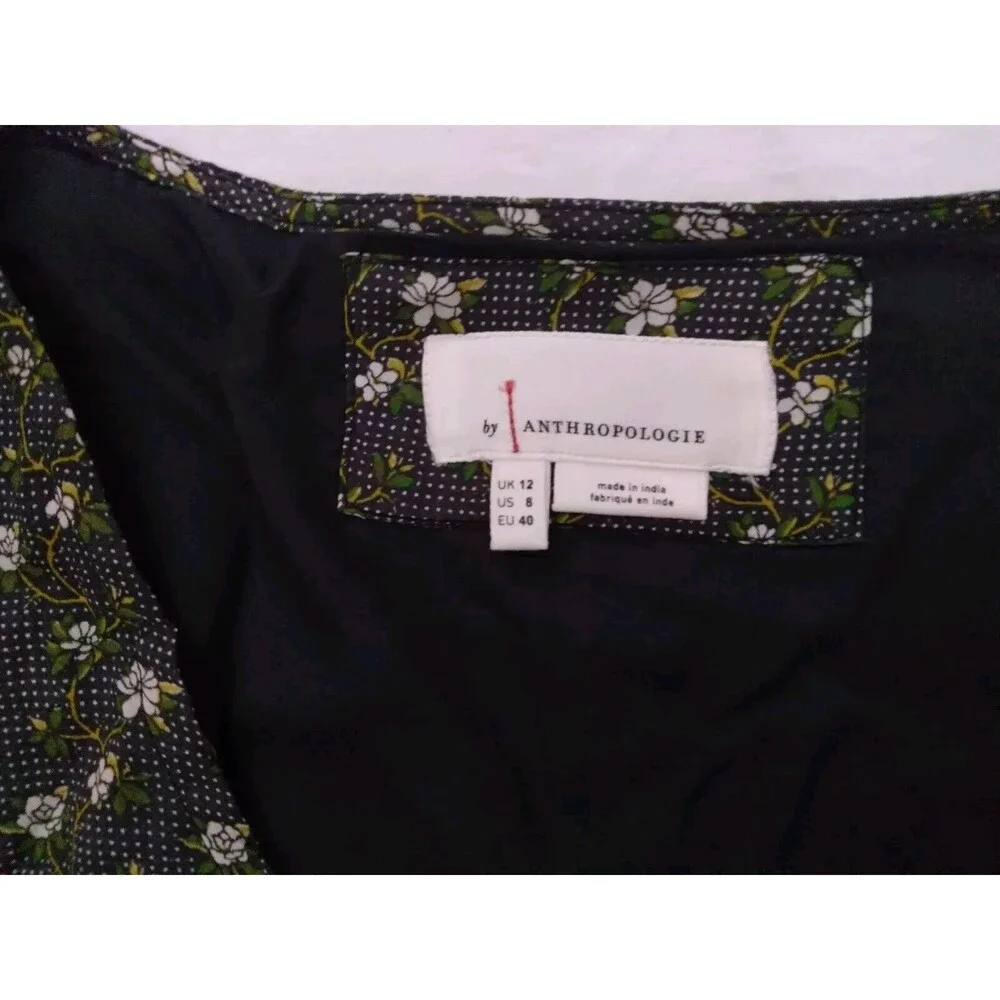 ANTHROPOLOGIE Karoline Tiered Floral Maxi Dress Boho Cottagecore Womens Size 8 - Picture 9 of 14